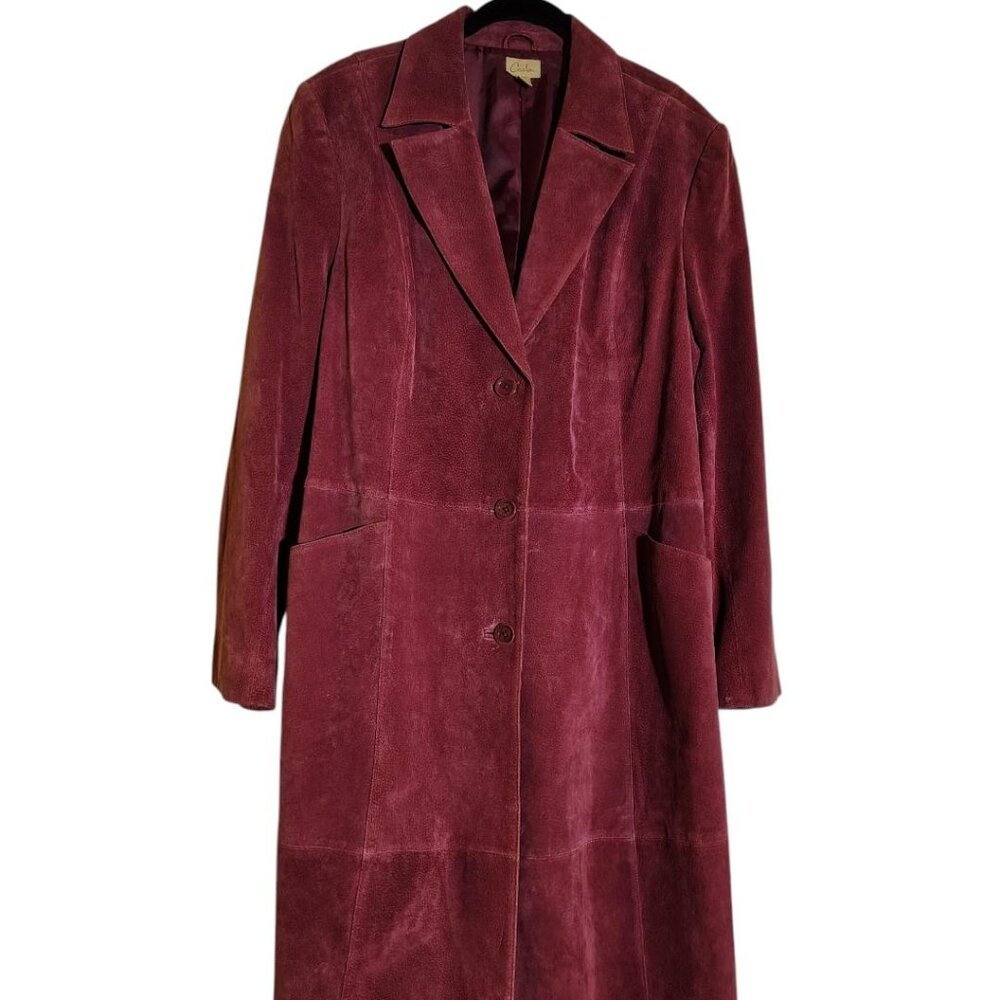 Caslon Full Length Coat, Size XL, Mauve